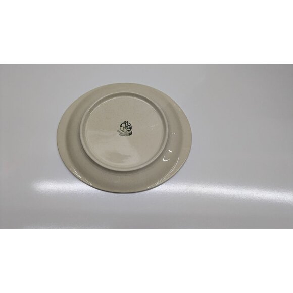 Syracuse China Oval Serving Plate 12" Speckled Beige Floral Pattern - Picture 8 of 9